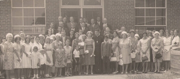 St. Francis parishioners in the 1960s family portrait